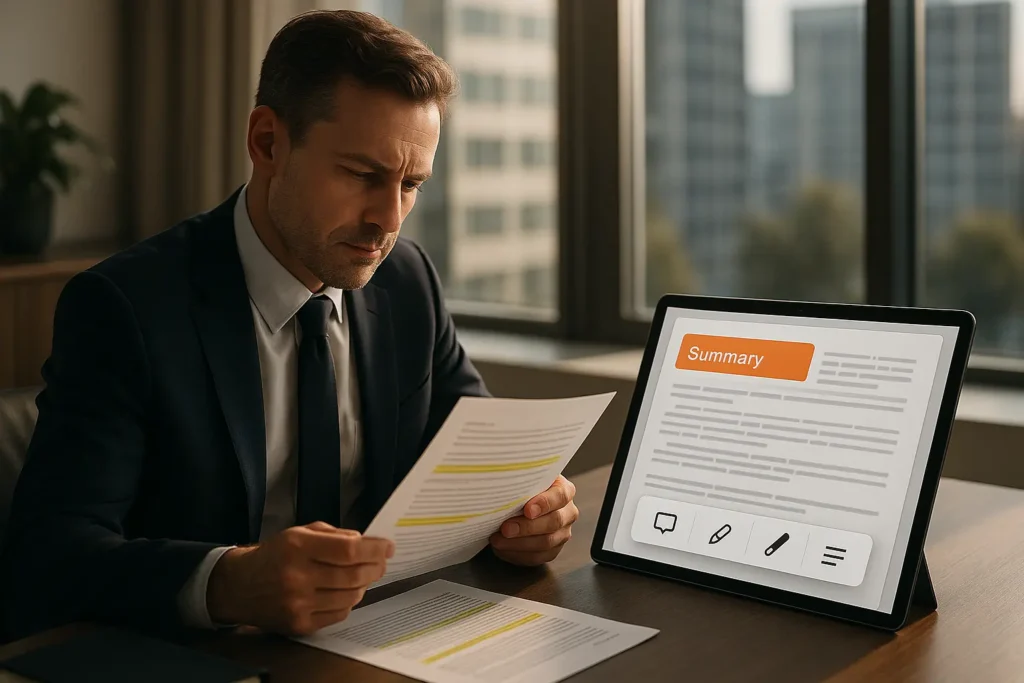 AI-Powered Summaries in Acrobat: Faster Executive Reviews