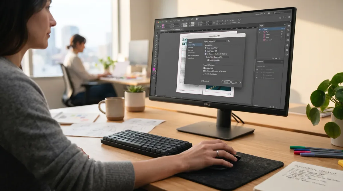 Exporting a Tagged, WCAG-Ready PDF from InDesign
